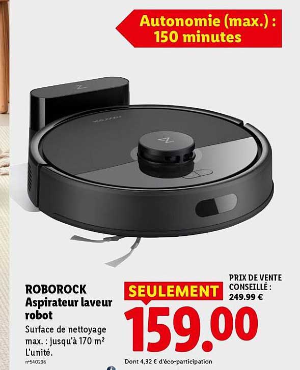 ROBOROCK Aspirateur laveur robot
