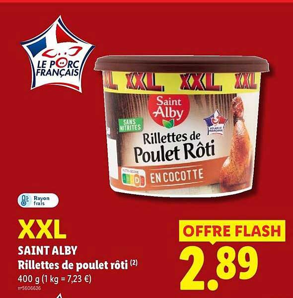 Saint Alby Rillettes de poulet rôti