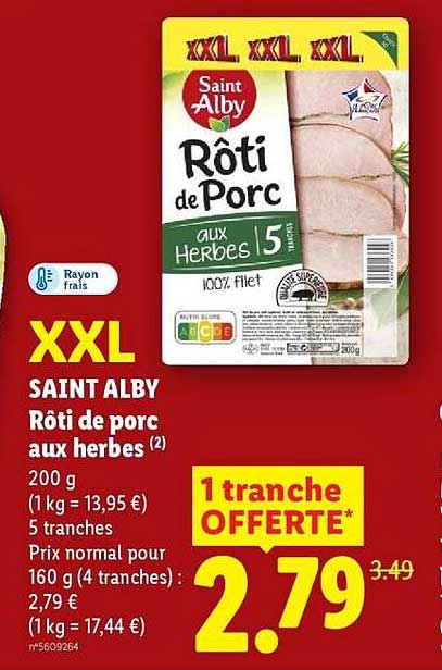 Saint Alby Rôti de porc aux herbes