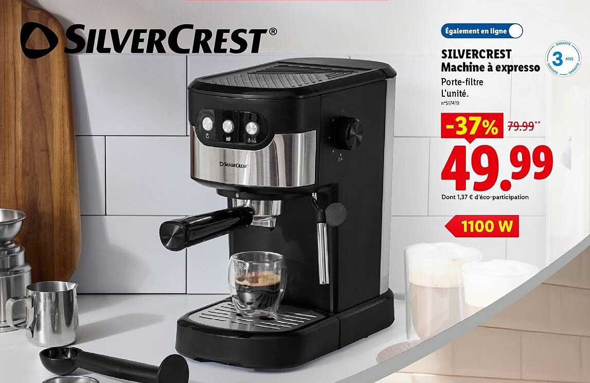 SILVERCREST Machine à expresso