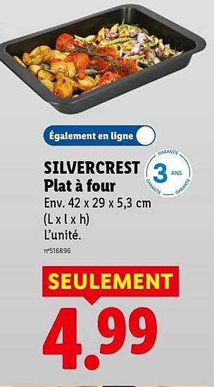 SILVERCREST Plat à four