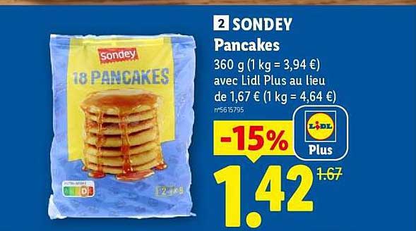 SONDEY Pancakes