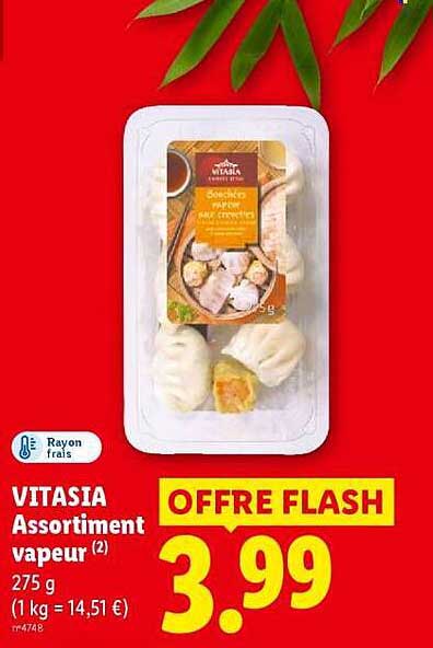 VITASIA Assortiment vapeur