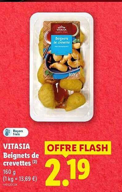 VITASIA Beignets de crevettes