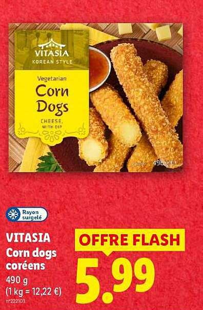 VITASIA Corn dogs coréens