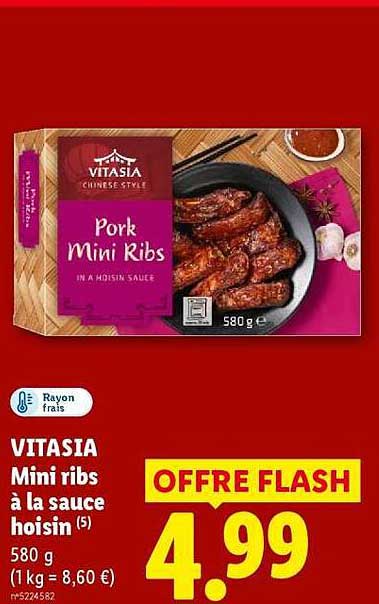 VITASIA Mini ribs à la sauce hoisin
