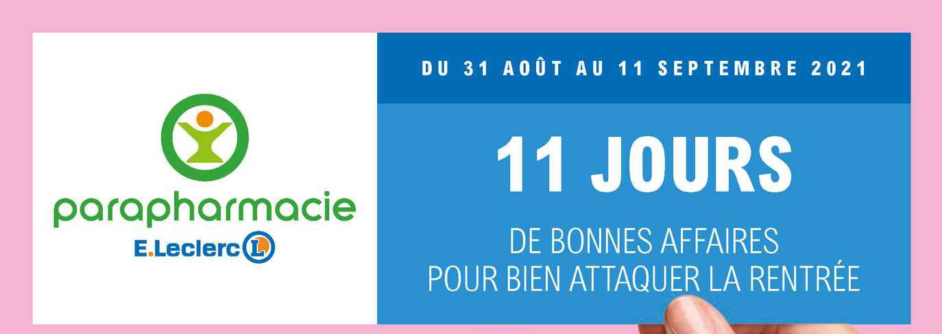 11 jours de bonnes affaires pour bien attaquer la rentrée