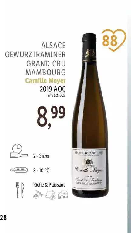 alsace gewurztraminer grand cru mambourg camille meyer 2019 aoc