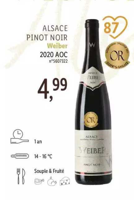 alsace pinot noir weiber 2020 aoc