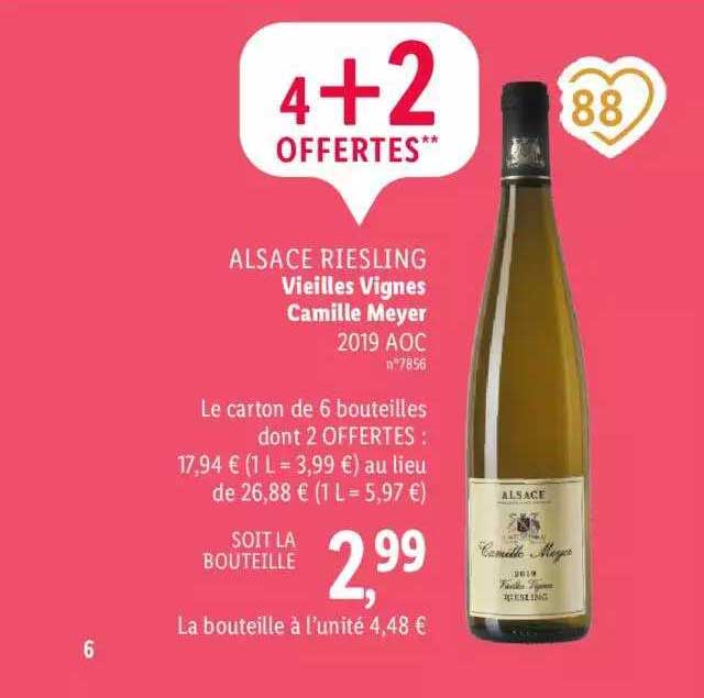 alsace riesling vieilles vignes camille meyer 2019 aoc