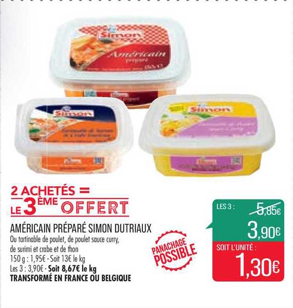 américain préparé simon dutriaux