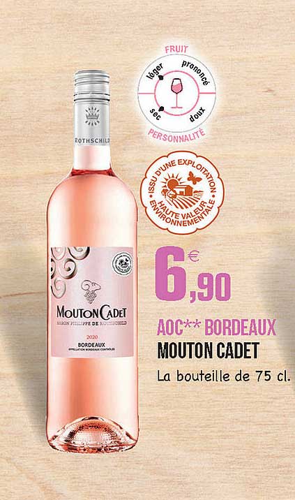 aoc bordeaux mouton cadet