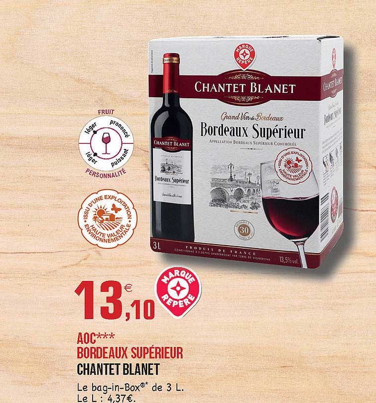 aoc bordeaux supérieur chantet blanet