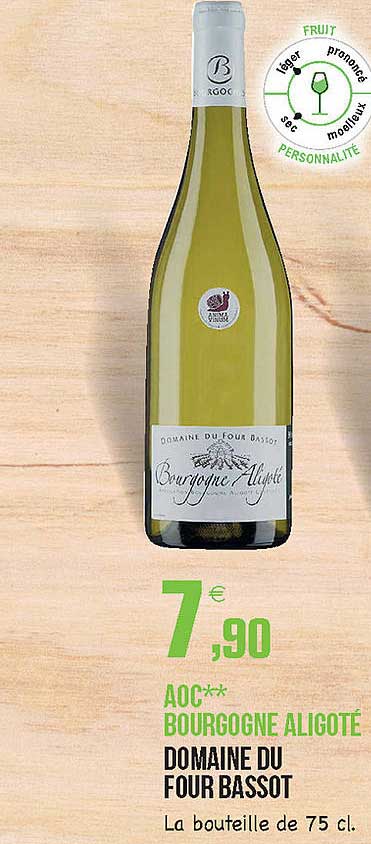 aoc bourgogne aligoté domaine du four bassot