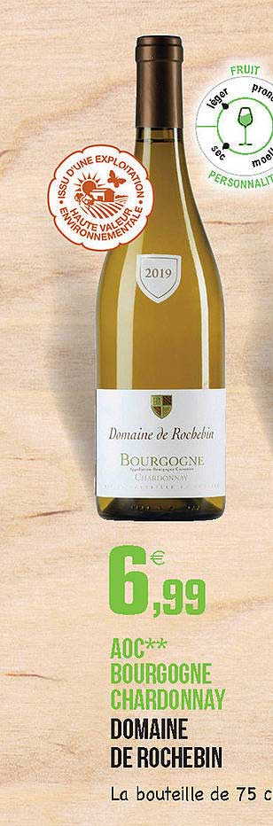 aoc bourgogne chardonnay domaine de rochebin