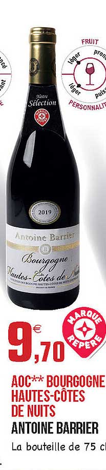 aoc bourgogne haute-côtes de nuits antoine barrier