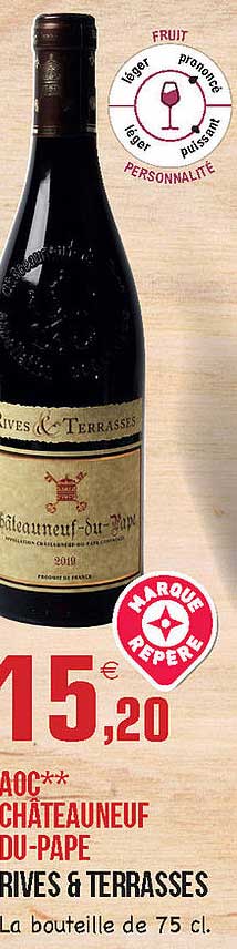 Aoc Châteauneuf Du-pape Rives & Terrasses