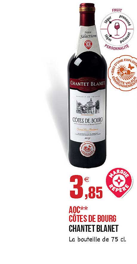 aoc côtes de bourg chantet blanet