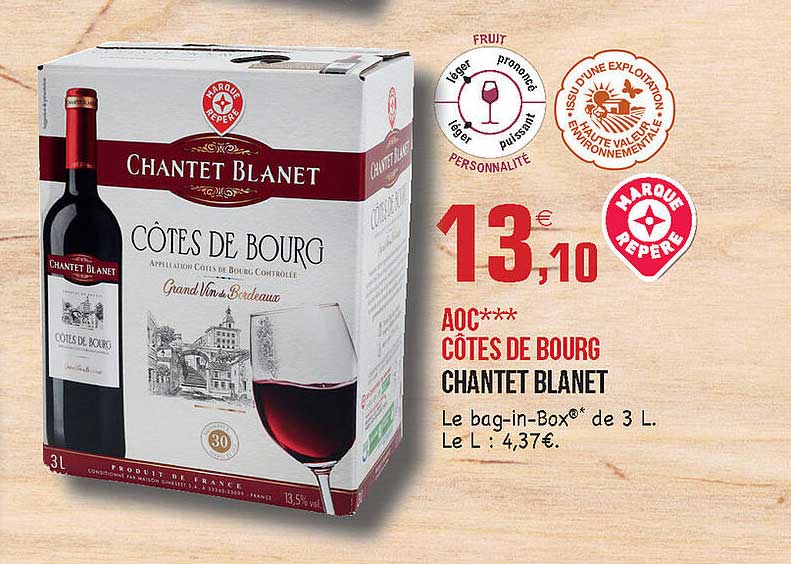 aoc côtes de bourg chantet blanet
