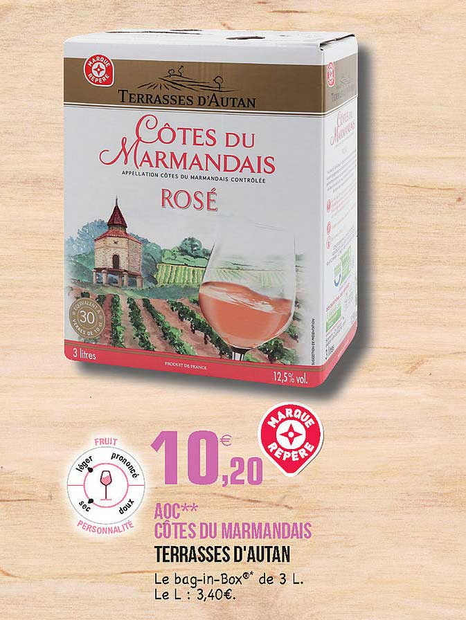 Aoc Côtes Du Marmandais Terrasses D'autan