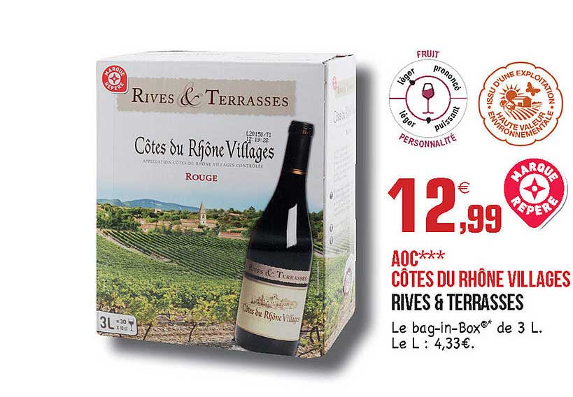 aoc côtes du rhône villages rives & terrasses