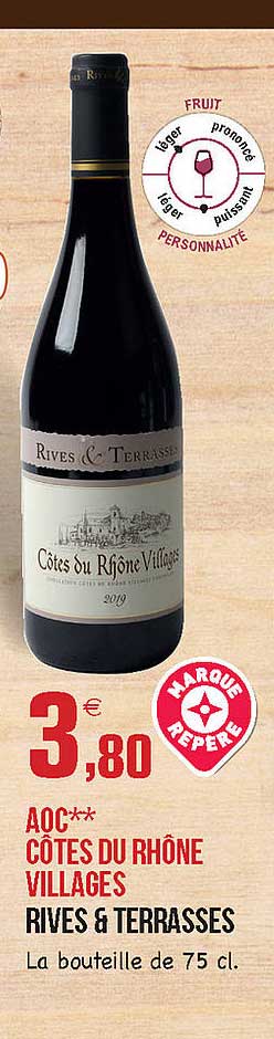 aoc côtes du rhône villages rives & terrasses