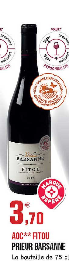 aoc fitou prieur barsanne