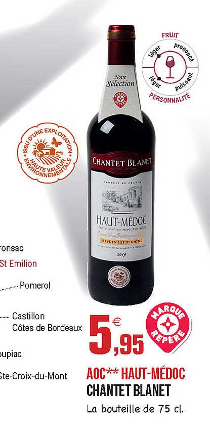 aoc haut-médoc chantet blanet