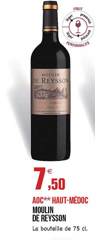aoc haut-médoc moulin de reysson