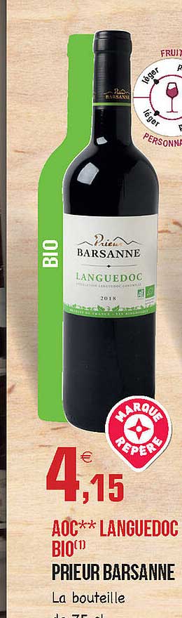 aoc languedoc bio prieur barsanne