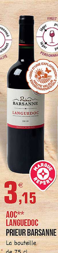 aoc languedoc prieur barsanne