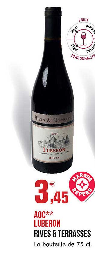 aoc luberon rives & terrasses