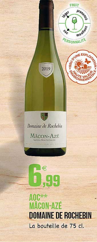 aoc mâcon-azé domaine de rochebin
