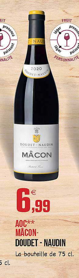 aoc mâcon doudet - naudin