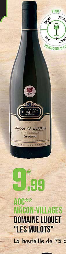 aoc mâcon-villages domaine luquet "les mulots"