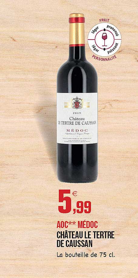 aoc médoc château le tertre de caussan
