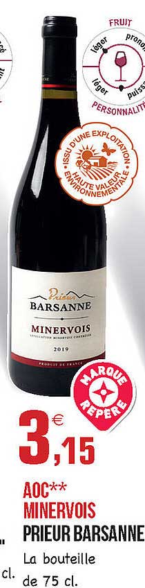 aoc minervois prieur barsanne