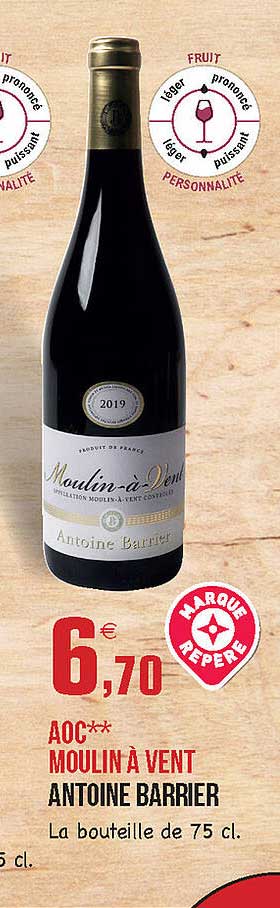 aoc moulin à vent antoine barrier