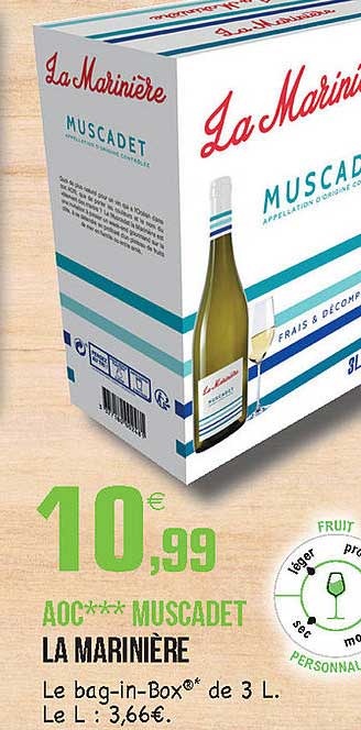Aoc Muscadet La Marinière