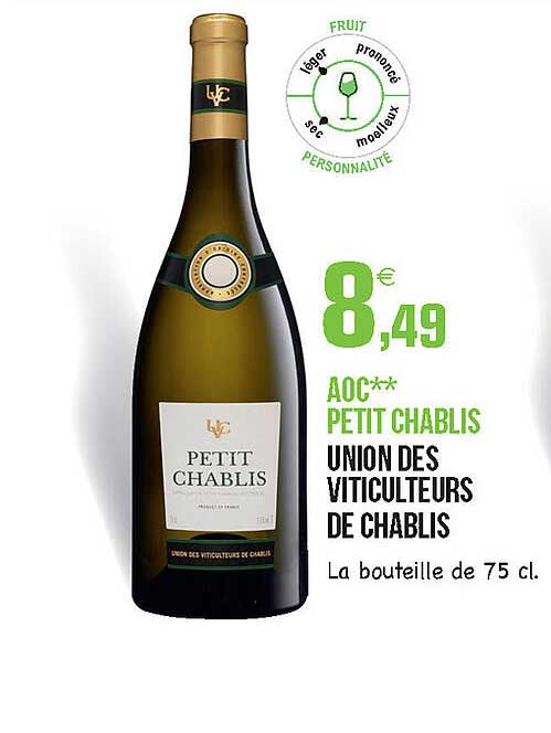 aoc petit chablis union des viticulteurs de chablis