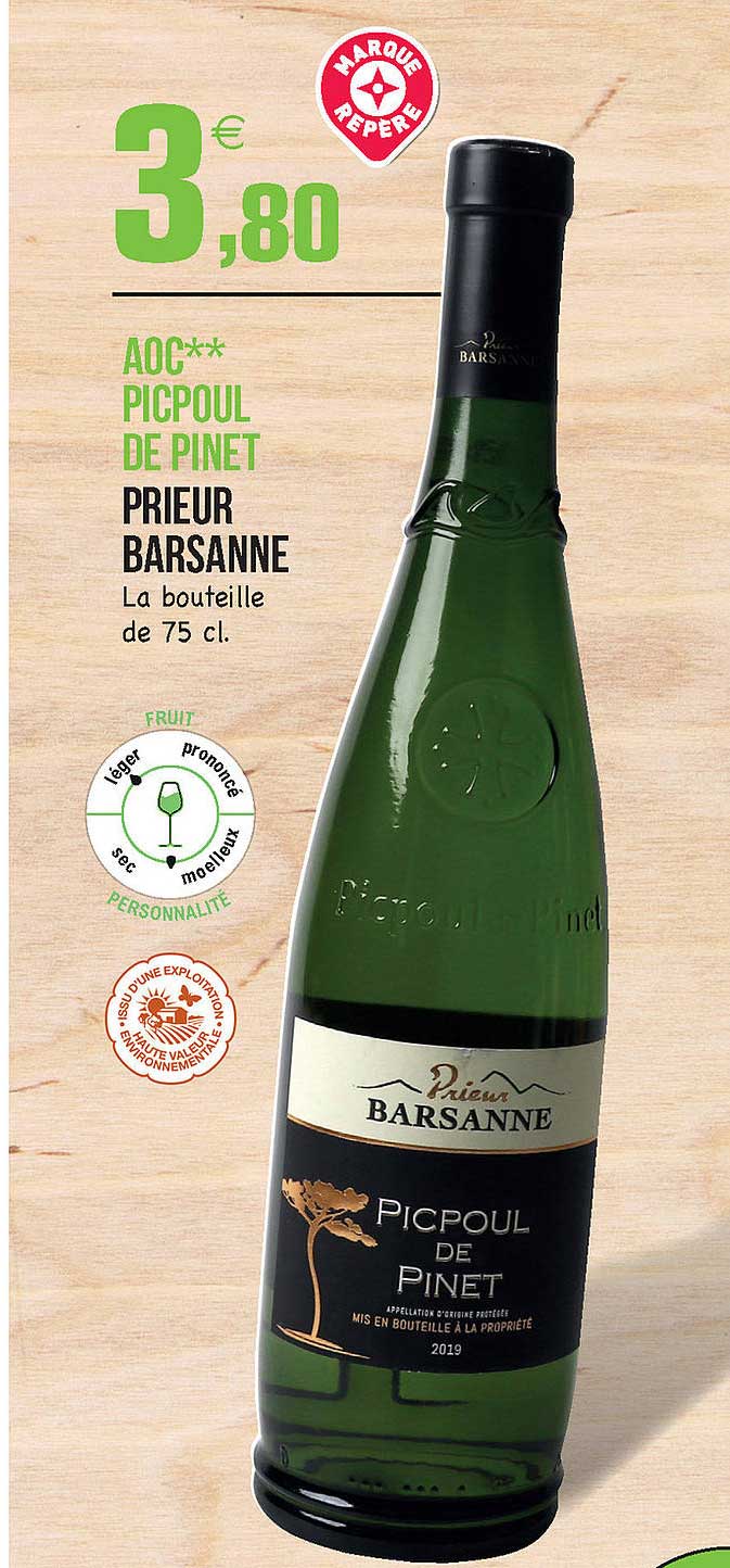 aoc picpoul de pinet prieur barsanne
