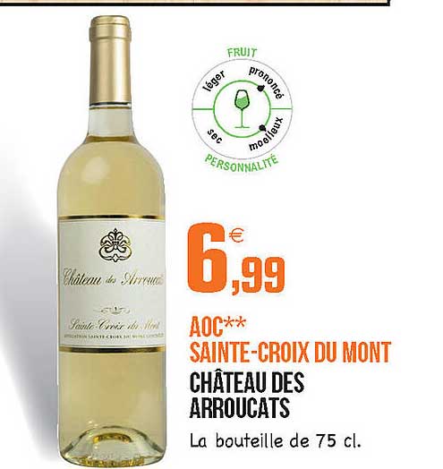 aoc sainte-croix du mont château des arroucats