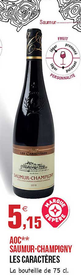 aoc saumur-champigny les caractères