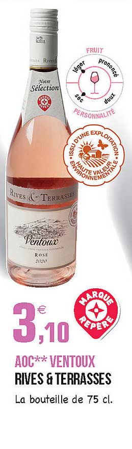 aoc ventoux rives & terrasses