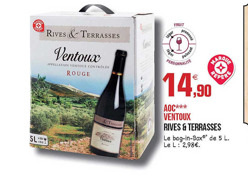 Aoc Ventoux Rives & Terrasses