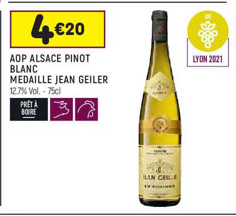 aop alsace pinot blanc médaille jean geiler