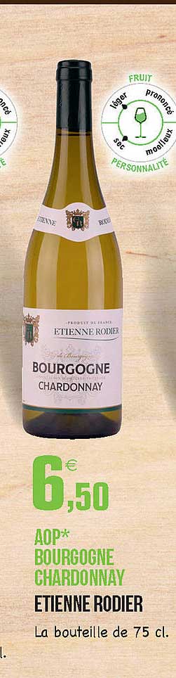 Aop Bourgogne Chardonnay Etienne Rodier