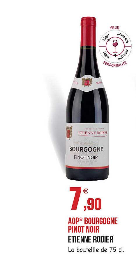 aop bourgogne pinot noir étienne rodier