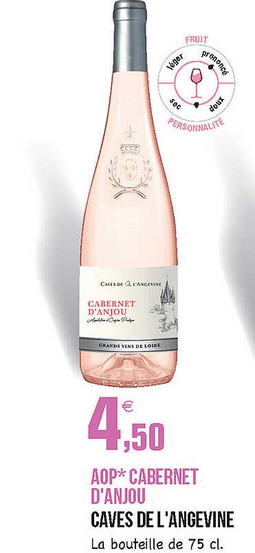 aop cabernet d'anjou caves de l'angevine