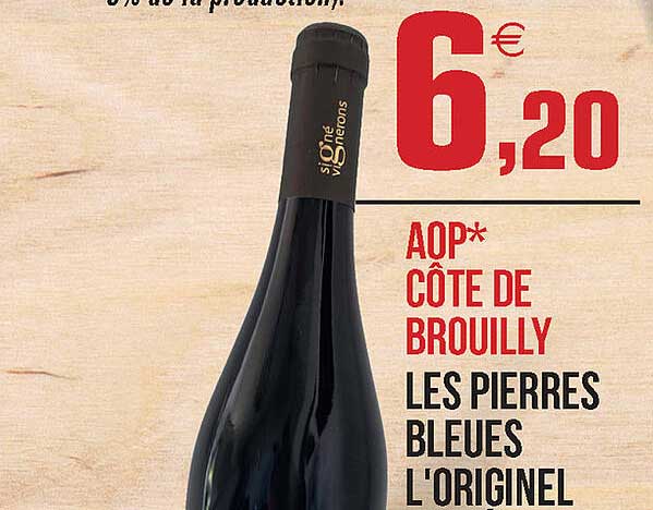 aop côte de brouilly les pierres bleues l'originel